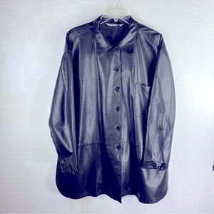 NEW PENNY Soft Lambskin Plus Size Shirt. Could be Unisex shirt/Jacket\Tunic.